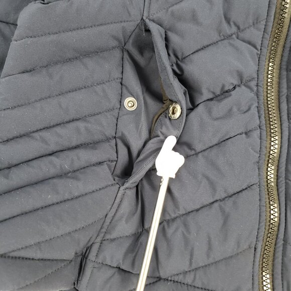 Nautica XS Navy Blue Puffer Coat Jacket Womens Fall Winter Packable - Picture 8 of 16